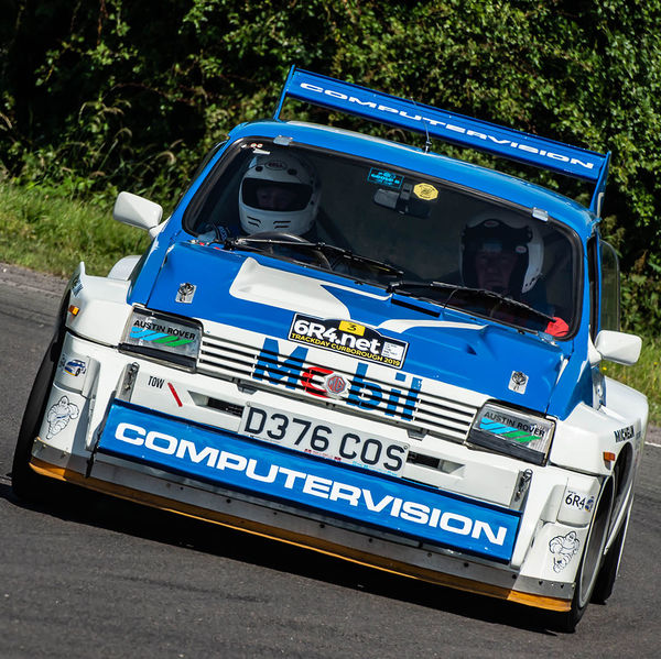 6R4.net Track Day 2019, Curborough Sprint Course, #18 Austin Metro 6R4 rally car at 6R4.net Curborough track day