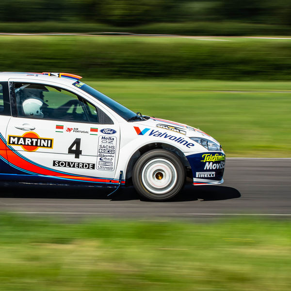 6R4.net Track Day 2019, Curborough Sprint Course, #07 Colin McRae Ford Focus rally car at 6R4.net Curborough track day