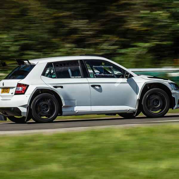 6R4.net Track Day 2019, Curborough Sprint Course, #38 TEG Sport 'Skodaru' rally car testing at 6R4.net Curborough track day