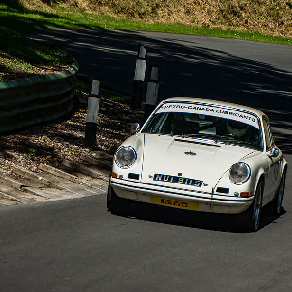 Porsche at Prescott 2019, #39 classic white porsche 911 at speed during the porsche at prescott hill climb event