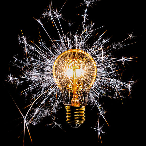 steve-shelley-ssshoot-covid-lockdown-040 long exposure vintage light bulb with sparklers