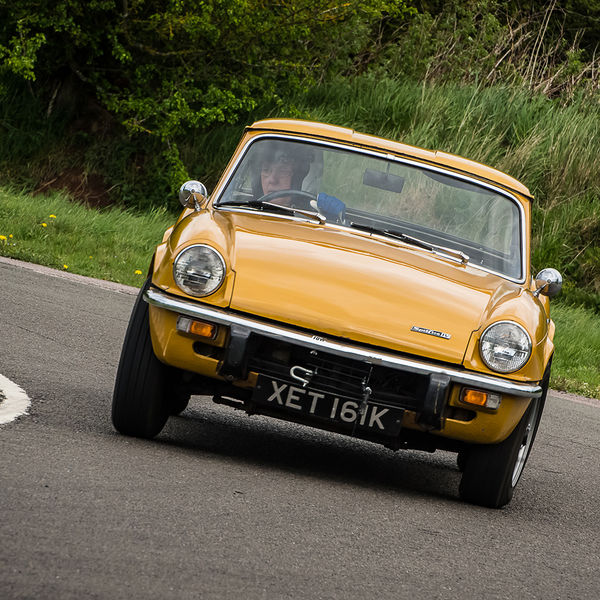 Curborough Sprint Championship 2019 - Round One - #28 bracken triumph gt6 rounding curborough sprint track fradley hairpin corner