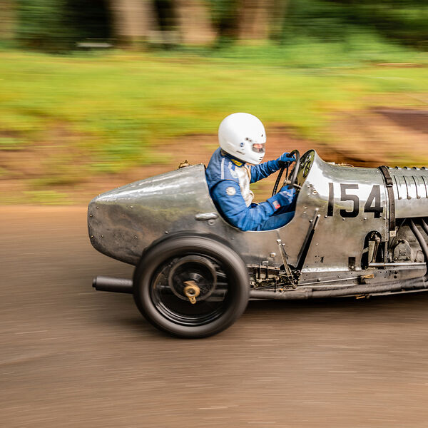 ssshoot-shelsley-walsh-VSCC-04072021-04 GN open top vintage sports car exiting top s at the shelsley walsh VSCC event