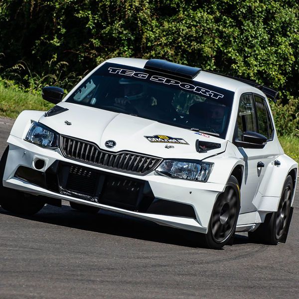 6R4.net Track Day 2019, Curborough Sprint Course, #35 TEG Sport 'Skodaru' rally car testing at 6R4.net Curborough track day