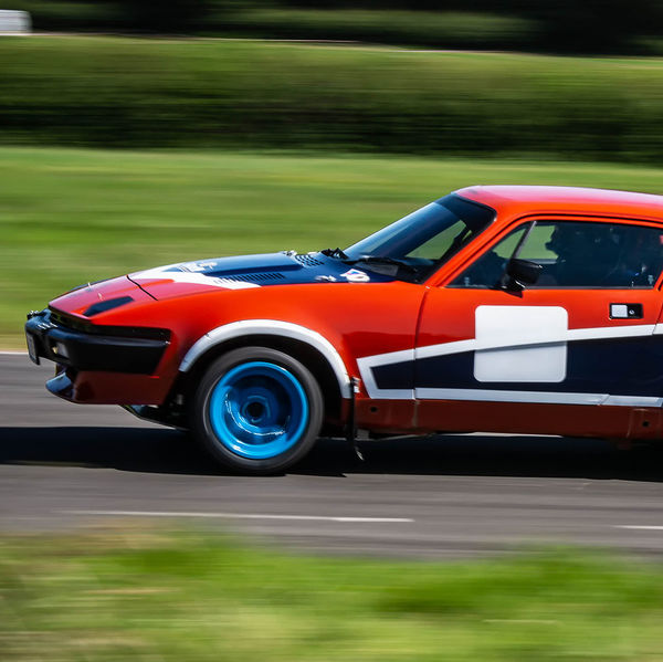 6R4.net Track Day 2019, Curborough Sprint Course, #42 Triumph TR8 rally car at 6R4.net Curborough track day