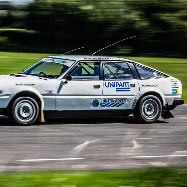 6R4.net Track Day 2019, Curborough Sprint Course, #40 Unipart Rover SD1 rally car at 6R4.net Curborough track day
