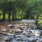 <em>A River Runs Through It: Betws-y-Coed</em> 8x12ins £160
