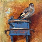 <em>After Carel Fabritius.<em> <em> The Goldfinch </em>