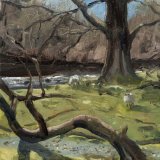 <em>Betwes-y-coed II; River Llugwy. </em> 8x6ins £254