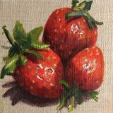 <em>Strawberries</em> 4x4in £70
