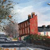 <em>Liverpool Painting No.100. Oxford Street.</em> 6x8ins £100