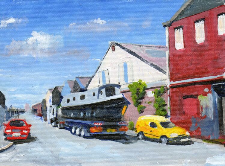 <em> Liverpool Painting No.18, Lightbody Street. </em> 6x8 ins £100