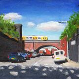<em>Liverpool painting No.19. Sprainger Street. </em> 5.5 x 7.5 ins £100