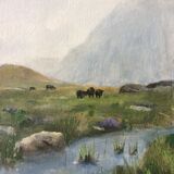 <em>Ogwen Cows. </em> 8x10ins £288