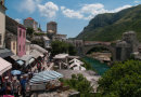 Old bridge and town