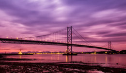 Forth Road Bridge at Night