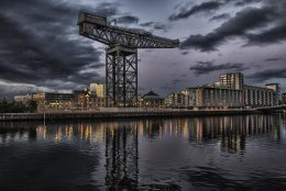 River Clyde At Night