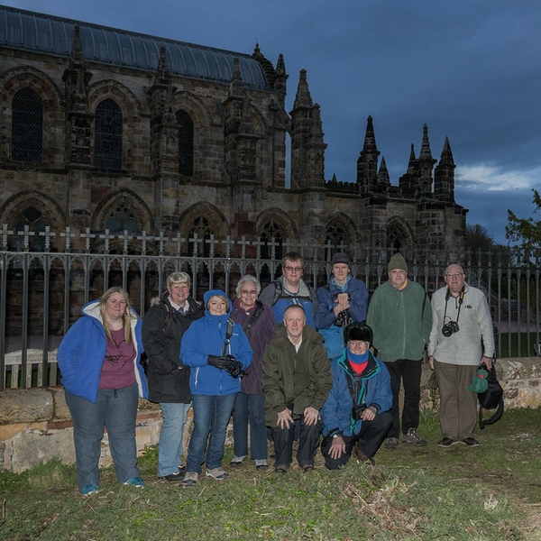 Alba members enjoy their first summer evening outing at Rosslyn Chapel