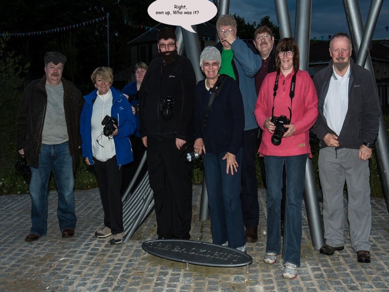 Alba members enjoy a summer night outing in Shotts and surrounding area