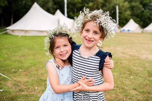 Katy & James flowergirls