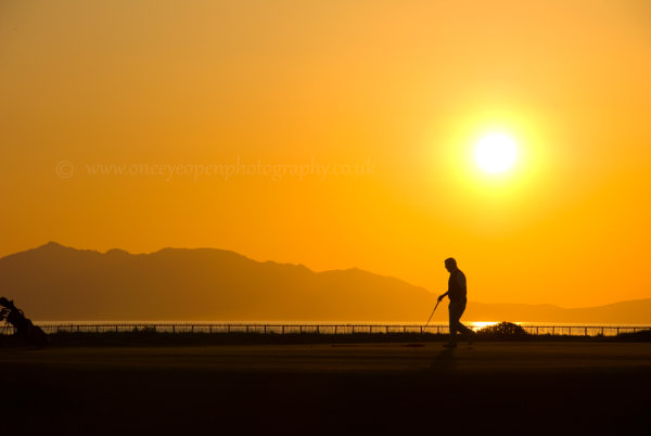 Sunset golf