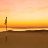 Sunset on 5th flag