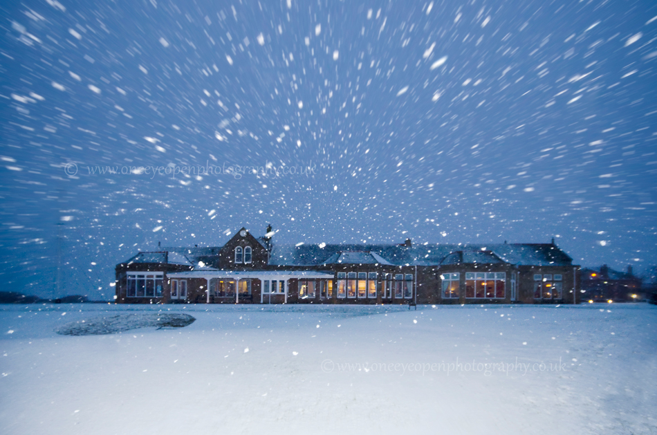 Royal Troon by the snow