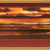 Arran from Barassie beach (panoramic )