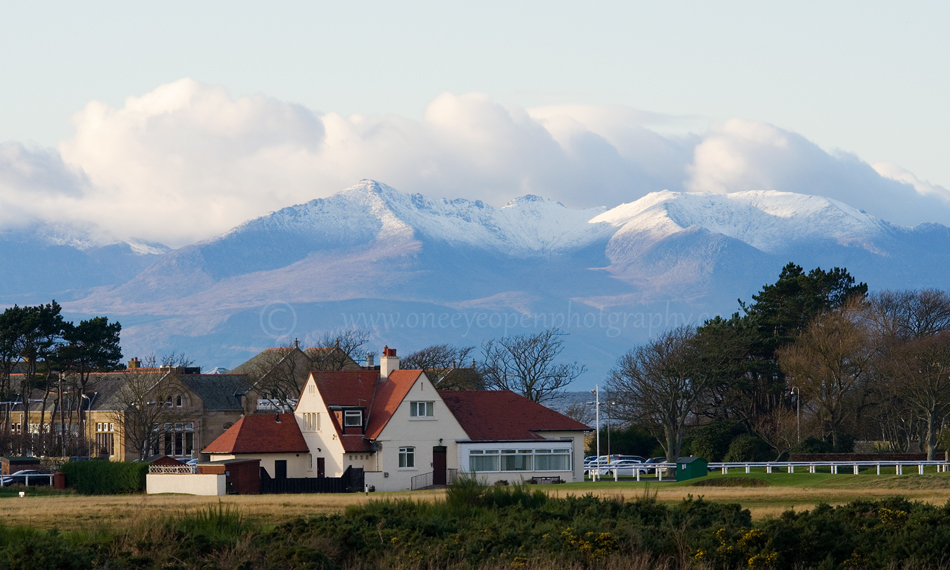 Arran in snow