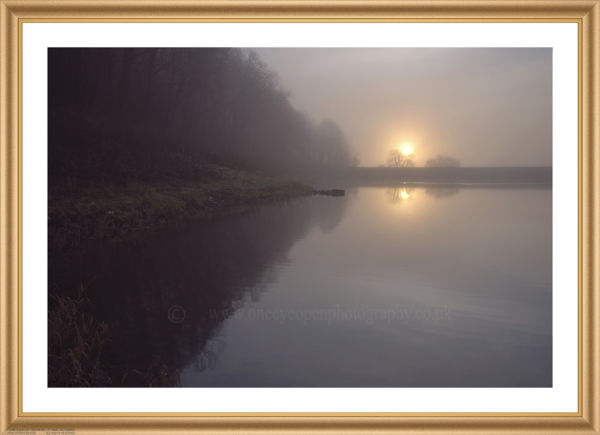 Watery sunset