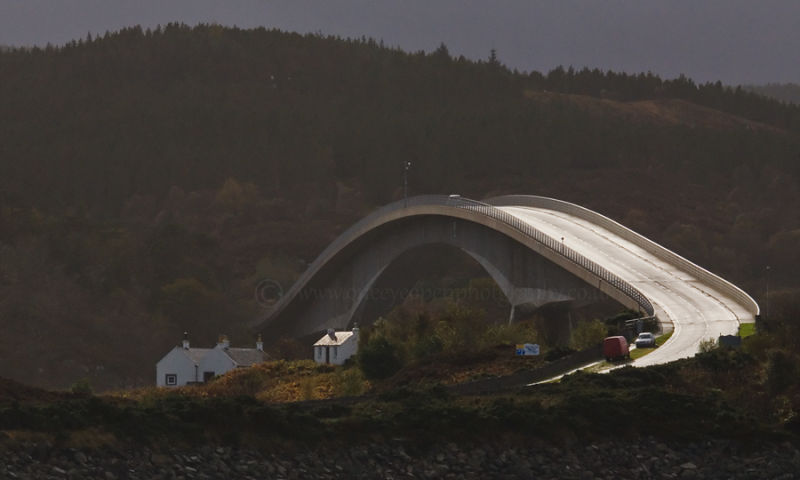 Skye bridge ,from the side.