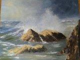 Stormy Sea. St Brides Bay by Delith Williams