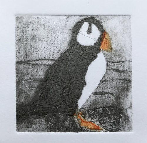 Puffin Handmade Print