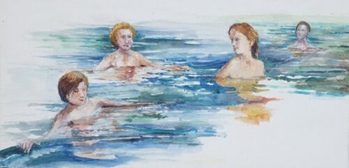 St Brides Swimmers by Chris Sherwin