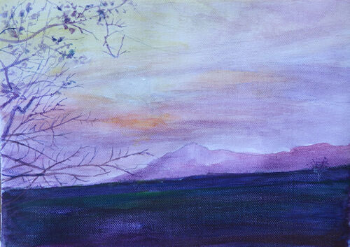 Carn Llidi sunset
