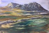 Carn Llidi above Whitesands by Delith Williams
