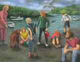 'Crabbing in Solva Harbour' by Kila Millidine