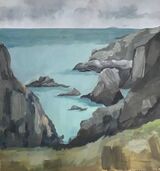 A distant Grassholm by Sarah Burns