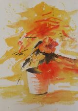 SOLD Floral Fantasy by Delith Williams