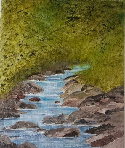Flowing Water by June Anderson