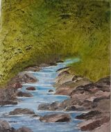 Flowing Water by June Anderson