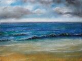 'Summer waves at Whitesands Bay' by Kila Millidine