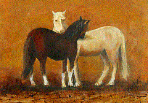 Horses in Monochrome