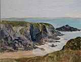 Low tide at Caerfai by Maggie Humble