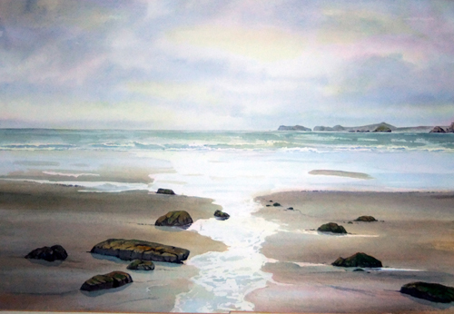 Morning Light, Newgale by Ruth Coulson