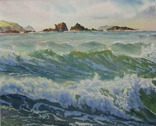 Ramsey and South Bishop Rock by Ruth Coulson