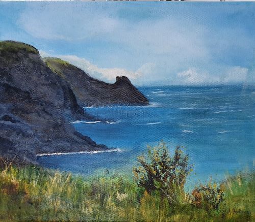Ricketts Head, Newgale by June Anderson