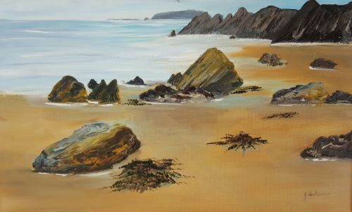 SOLD Rocky Beach by June Anderson