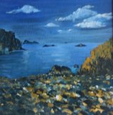 Shingle Beach, Gwadn by Delith Williams