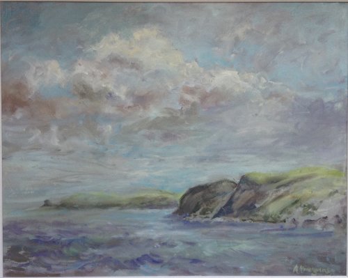 Druidston cliffs by Alison Hemingway